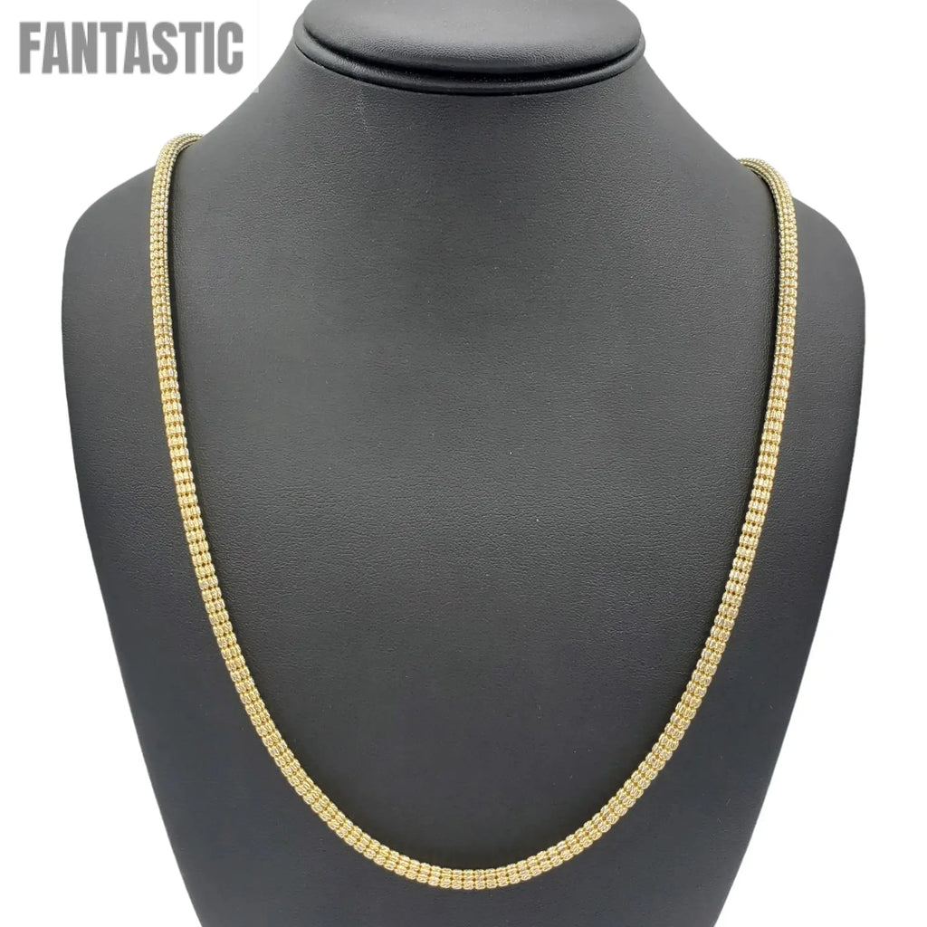 10K Gold- Ice Chain (Yellow Gold)