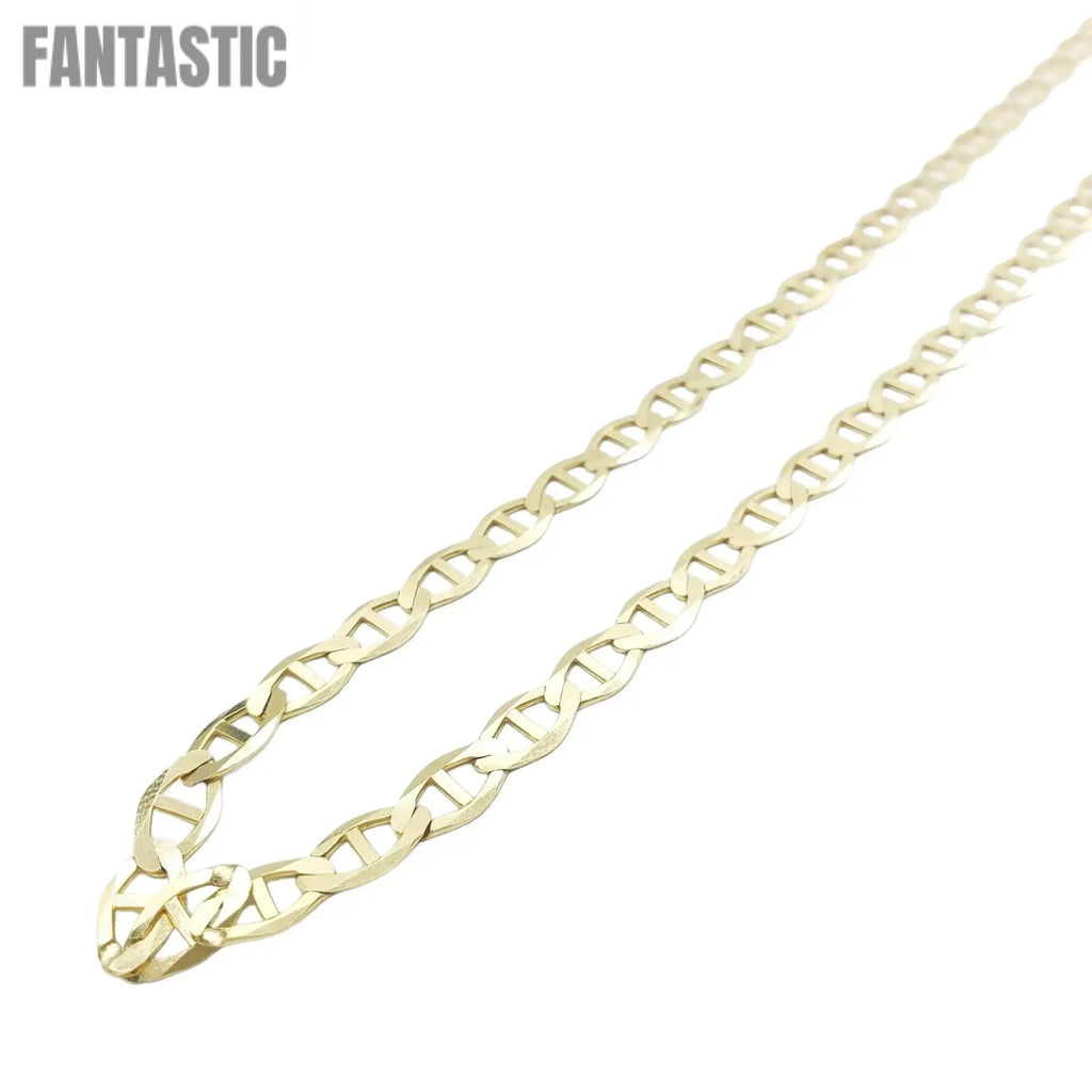 10K Gold- Solid Mariner Chain
