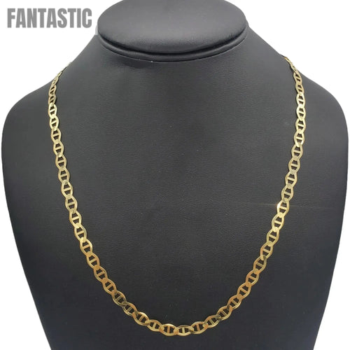 10K Gold- Solid Mariner Chain
