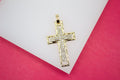 Gold Filled CZ Cross Pendant (A107)