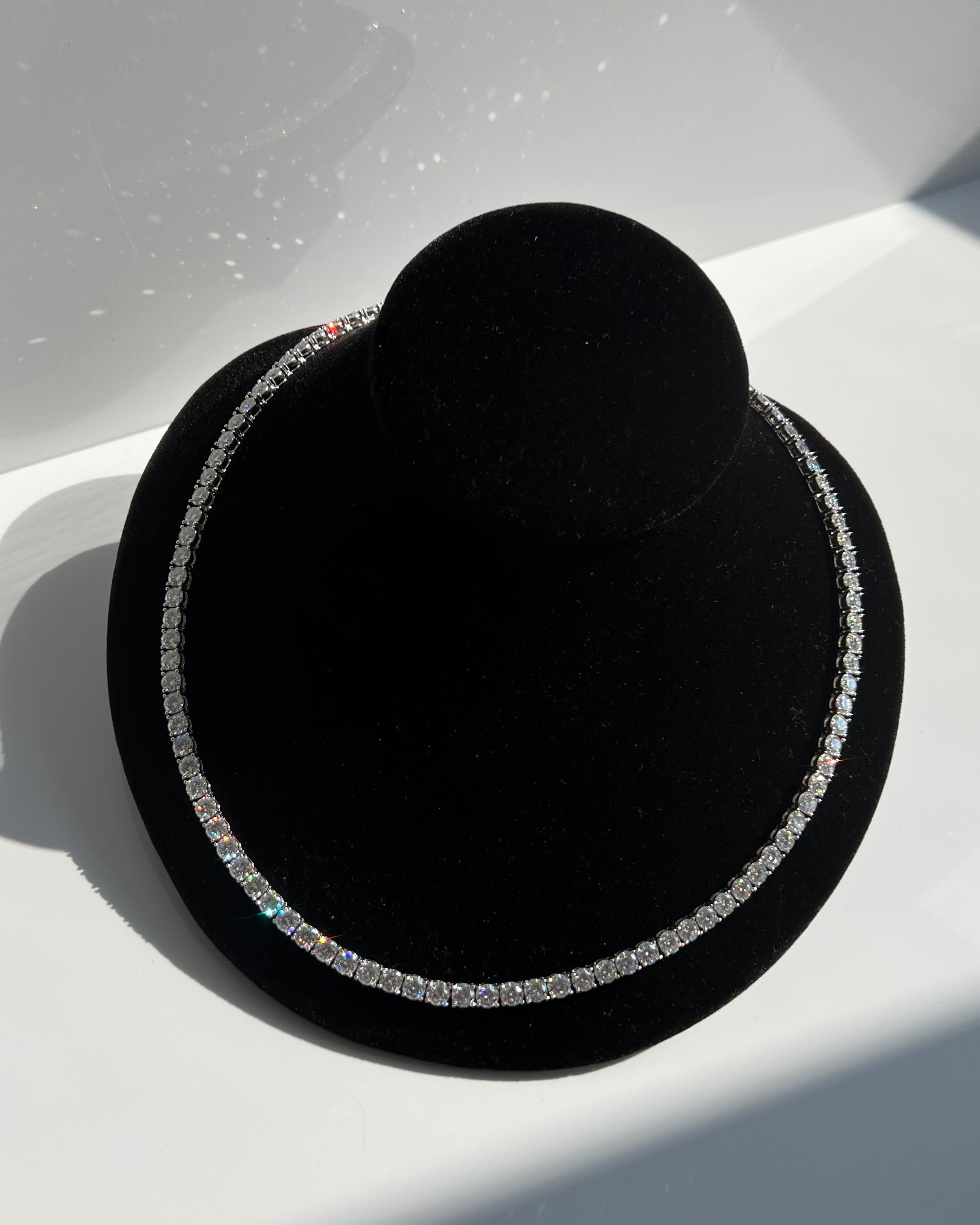 Tennis Necklace GRA & tester Certified