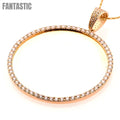 Picture Pendant | 14K Gold With Cz