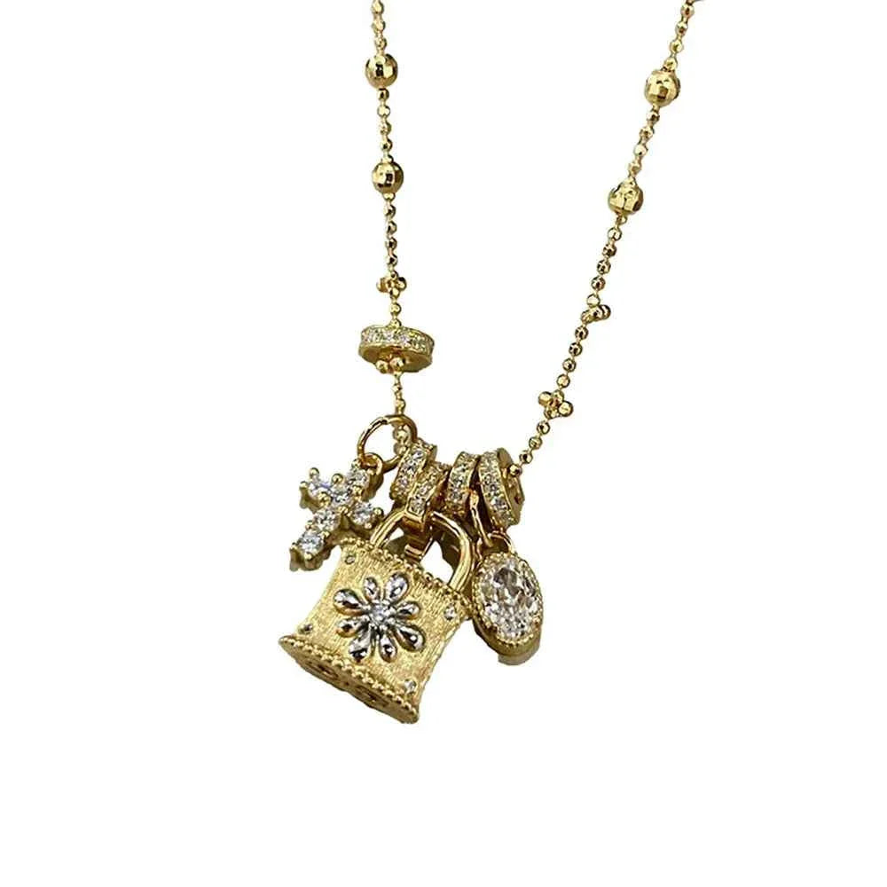 Cute Lock Pendant Necklace