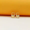 Lock Heart Huggies (L164)