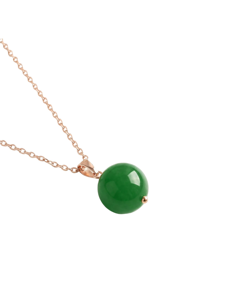 Greene — Green Jade Pendant Necklace