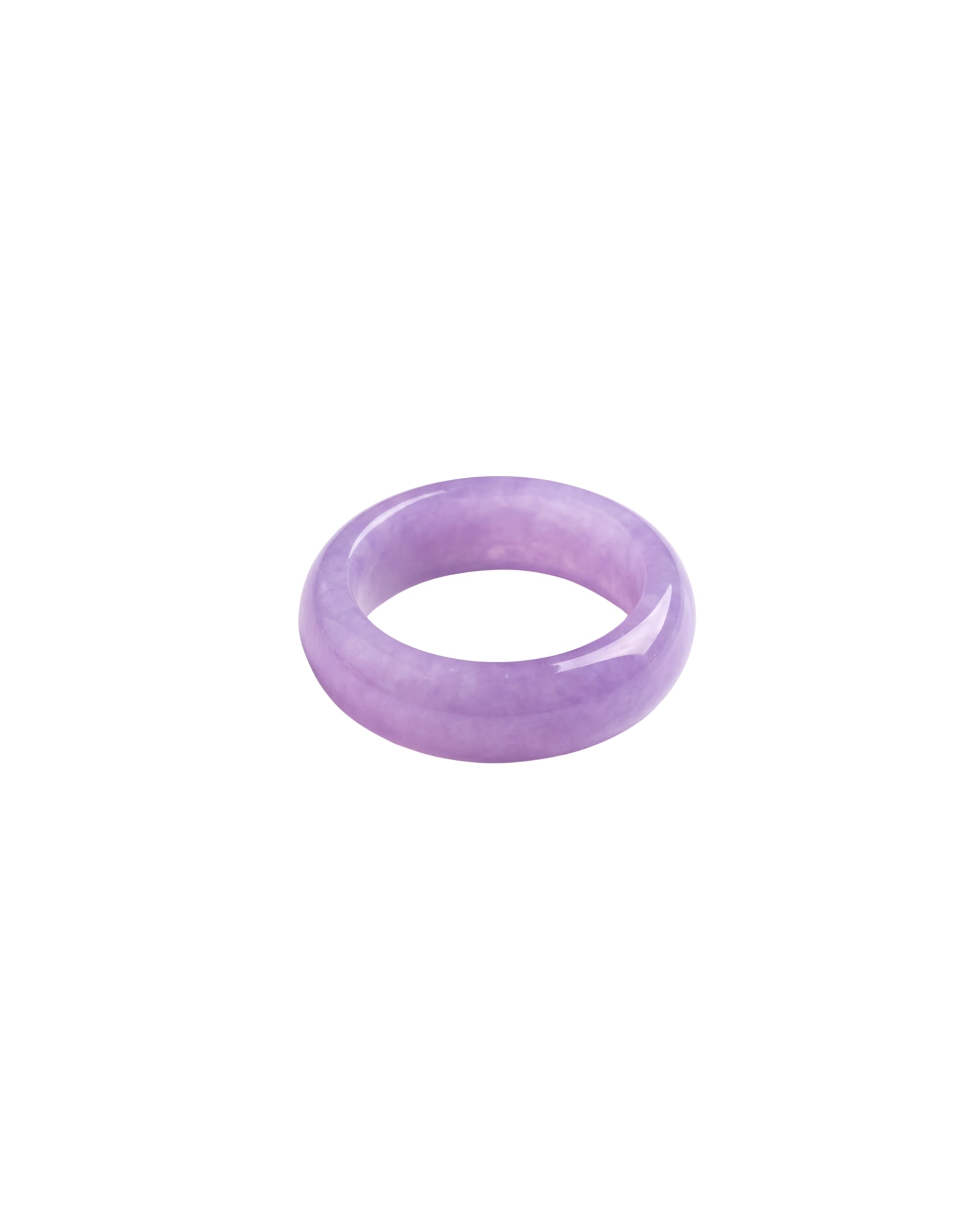 Lilac — Purple Jade Ring
