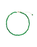 Lime — Green Jade Beaded Necklace