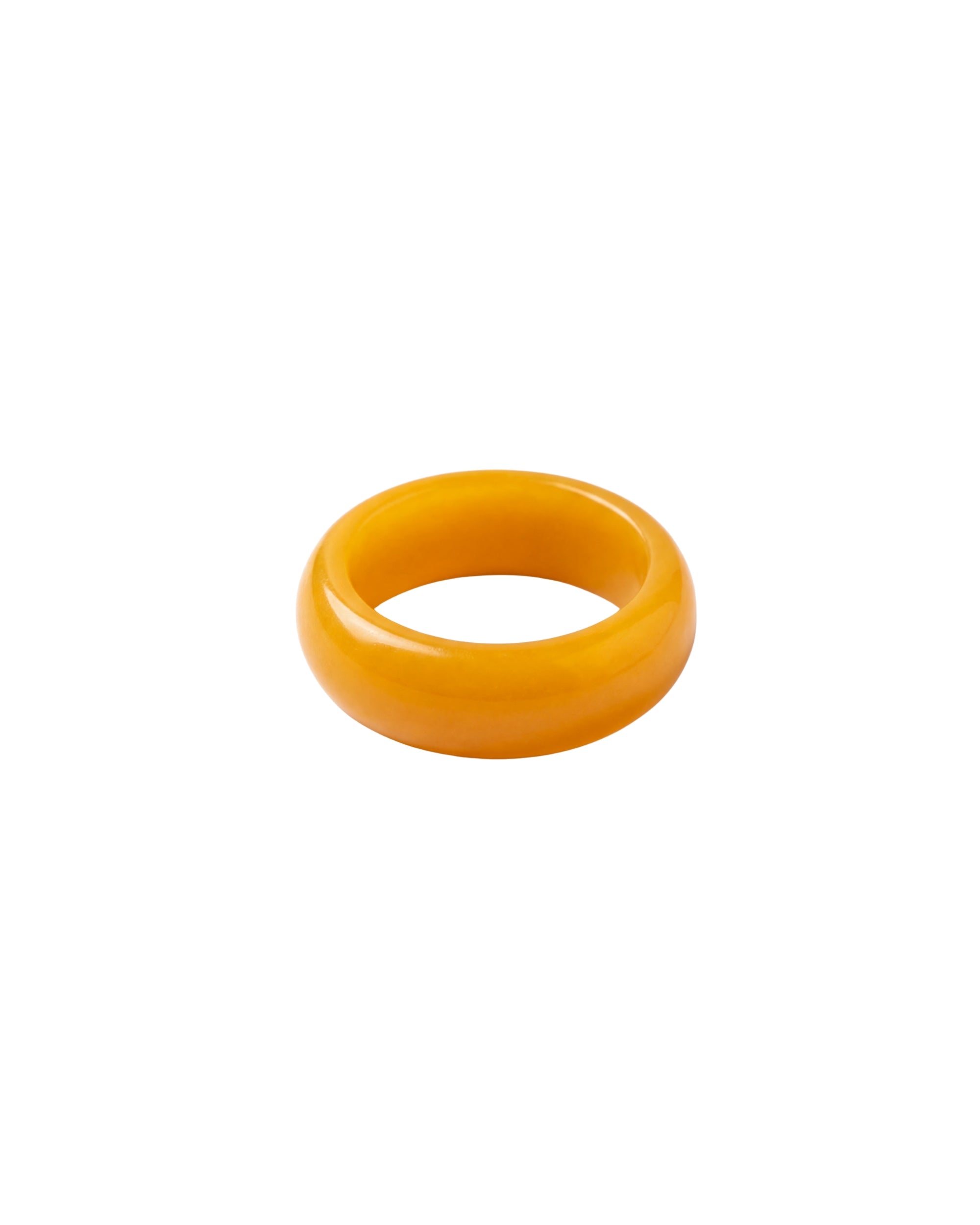 Mandarin — Orange Jade Stone Ring