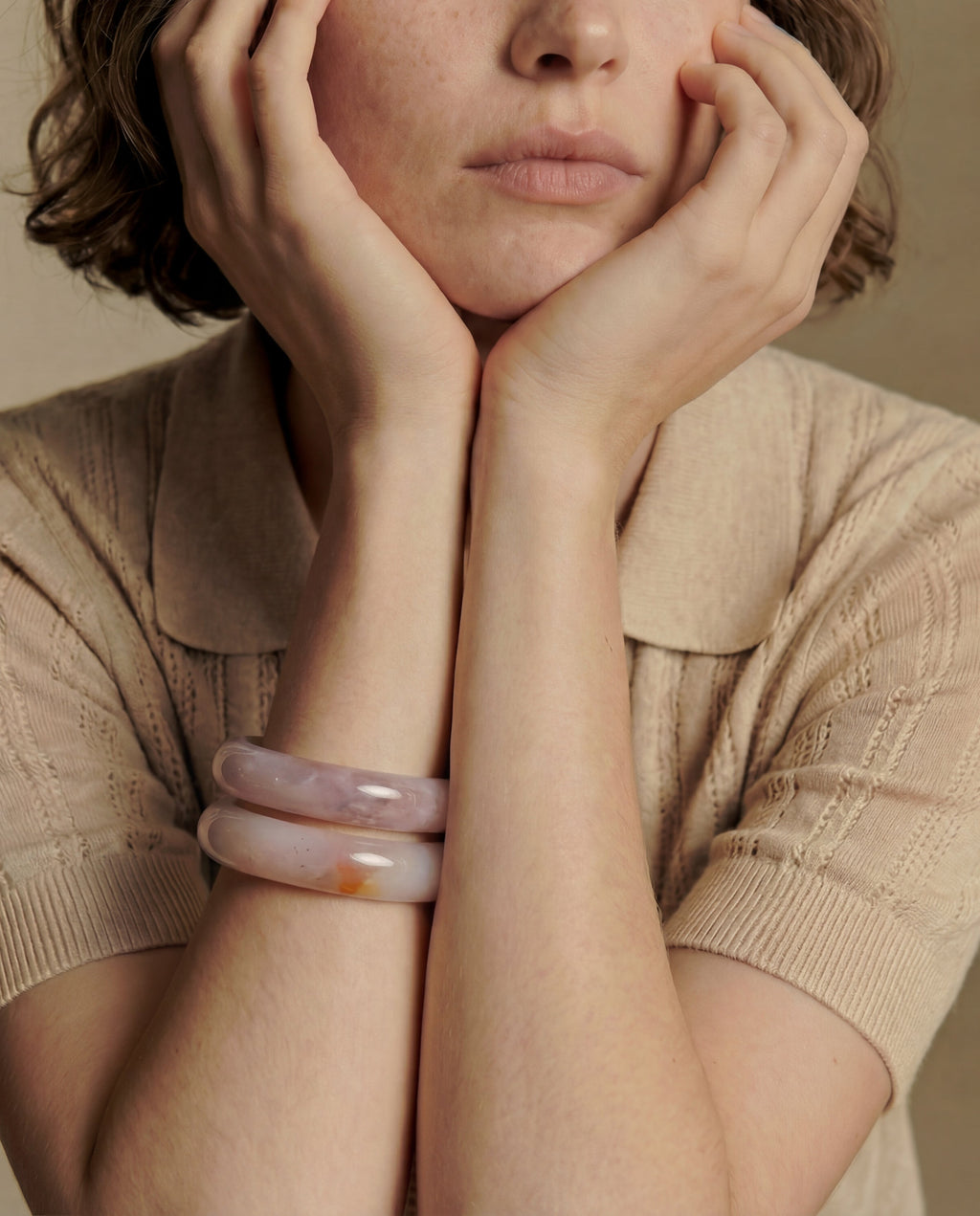 Playground — Marble Jade Stone Bangle