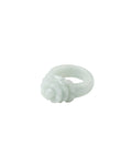 Rose — Off-White Jade Ring